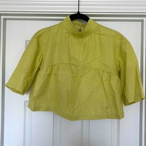 Everlane Women's Blouse in Light Green
